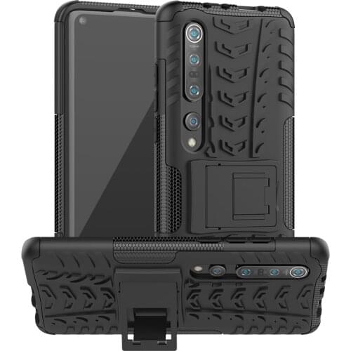 Hybrid Kickstand Case For Xiaomi Redmi K30 Note 8T 8 7 Pro Mi 10 CC9E CC9 Note 10 Pro Shockproof With Stand Function Cover Cases
