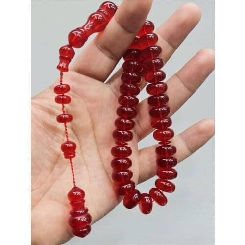Islamic Tasbih Muslim Rosary Beads 33 Prayer Rosary For Men Bracelet For Men Accessory amber oltu amber stone Handmade Turkey