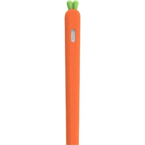 Cute Carrot Soft Silicone Pencil Cases For iPad Tablet Touch Pen Stylus Protective Sleeve Cover Anti-lost For Apple Pencil