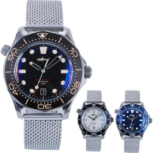 Heimdallr Sea Ghost Mens Dive Watch Black Dial Titanium Case 200M Water Resistance Sapphire NH35A Automatic Movement Wristwatch