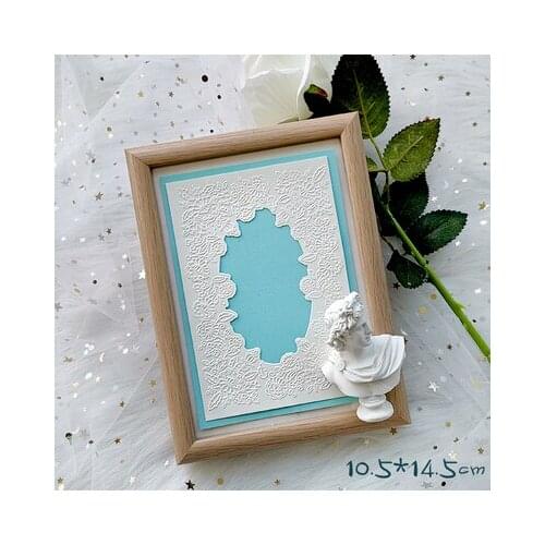 Flowers Frame Cutting Dies and Embossing Folder Set for DIY Scrapbooking Paper Craft/Card Making /Home Decoration