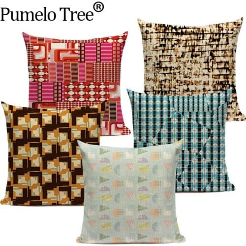 Abstract Striped Cushion Cover Decoration Mandala Line Printed Pillow Case Pillowcase for Bedroom Sofa Bed Decoration Kussenhoes