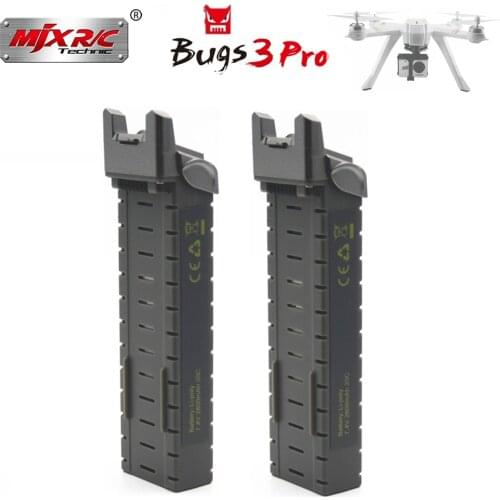 Original MJX Bugs 3 pro B3PRO RC Helicopter battery Black 7.4V 2800mAH Li-Po Battery rc quadcopter drone spare parts accessories
