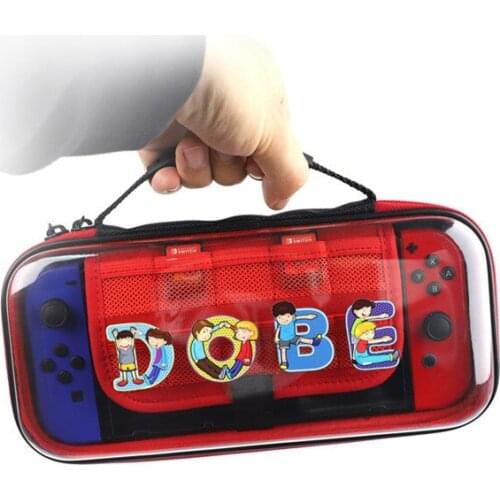 Carrying Storage Handle Bag Transparent Shell Travel Case For Nintendo Switch NS Switch Console and accessories Game Card Slots