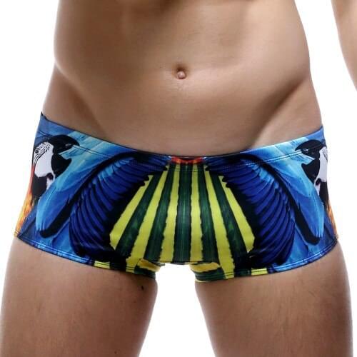 Sexy Men Bikini Boxer Shorts Underwear Trunks Seobean Brand Swimwear Swimsuit Bathing Suit Gay Man Beach Board Bath Short