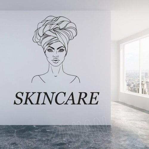 Spa Sign Facials Wall Decal Quote Mask Skin Care Treatment Beauty Salon Decoration Body Massage Vinyl Sticker Home Decor Z904