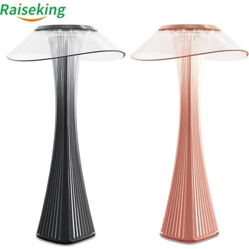 Modern Rechargeable LED Cordless Table Lamp Touch Control Dimmable Lights Eye-Protect Reading Desk Restaurant Hotel Decorative