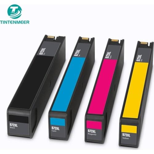 TINTENMEER extra large 972xl cartridge 972 972x compatible for hp 452 477 552 577 352 377 357 P57750 P55250 printer for hp972