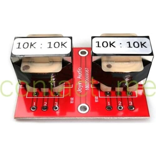 R3 10K: 10K permalloy audio transformer, single-ended to balanced input signal isolation of front stage input.inductance 320H