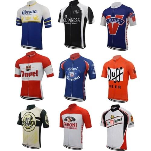Multiple Choices Beer Cycling Jersey Men Short Sleeve Ropa Ciclismo Triathlon Bike Wear Clothing Mtb Jersey