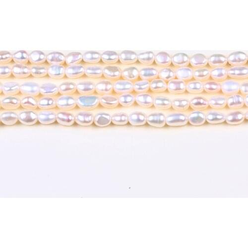 High quality AAA Grade 5-6mm baroque freshwater pearl bead