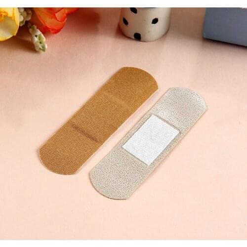 100 pieces AIDS band waterproof breathable cushion adhesive plaster wound hemostasis sticker band first aid Medical bandage