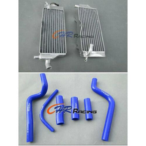 Aluminum Radiator + HOSE for Honda CR500 CR500R CR 500 R 1989 89 BLUE