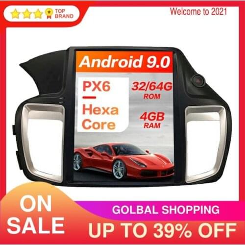 Vertical Screen Android 9.0 4+64GB Car Audio GPS Navigation For Honda Accord 9 2012-2017 Head Unit Multimedia Player Tesla style