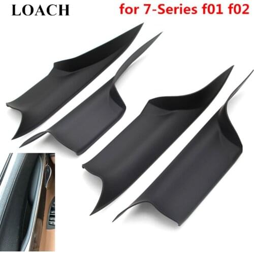 Car Interior Door Handles for BMW f02 f01 7-Series Rear Front Left Right Inner Doors Panel Handle Bar Pull Carrier Trim Cover