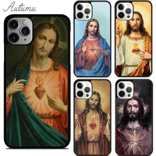 God Jesus Phone Case for iPhone 11 12 Pro Max mini X XR XS SE 2020 5 6S 7 8 Plus Samsung Galaxy S8 S9 S10 Cover shell