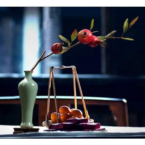 Sitting room flower arranging dried flower vase hydroponic flower vase porcelain bottle ceramic vase decoration