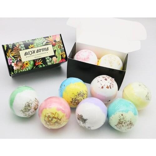 Deep Sea Bath Salt Body Essential Oil Bath Ball Natural Bubble Bath Bombs Aromatherapy Type Body Cleaner Colorful Bombs