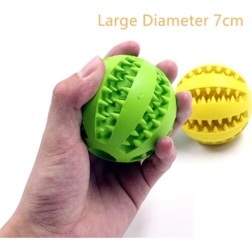 Hot Sale Rubber Dog Chew Toy Ball Pet Interactive Kong Dog Toy French Bulldog Teeth Cleaning High Quality Rubber Ball Puppy Toy