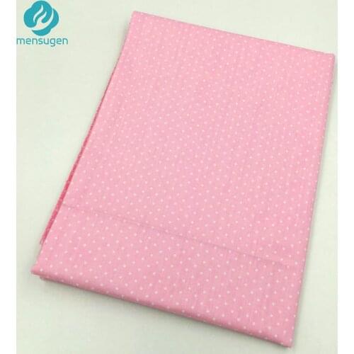 50cm*160cm Polka Dots Cotton Fabric for Patchwork Quilting Sewing Skirts Cribs Pillows Doll Clothes Blankets Needlework Material