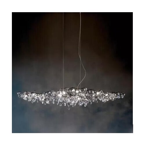 Crystal chandelier art restaurant table lamp creative personality model room exhibition hall engineering lamps home decoration