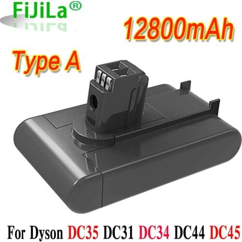 22.2V 12800mAh (Type A) Li-ion Vacuum Battery for Dyson DC35, DC45 DC31, DC34, DC44, DC31 Animal, DC35 Animal,917083-01