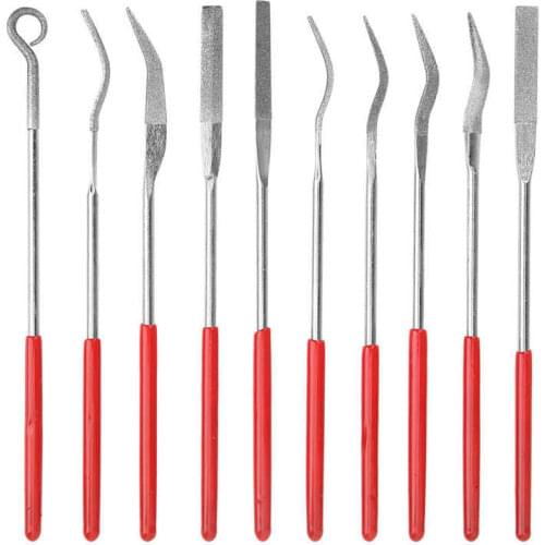 3x140mm Diamond File Set Common Abrasive Special Shaped Grinding Multifunction Manual Tools