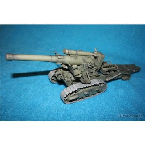 DIYMyModeI Soviet B-4 wz.1931 kal.203mm heavy artillery DIY Handcraft Paper Model KIT Handmade Toy Puzzles Gift Movie prop
