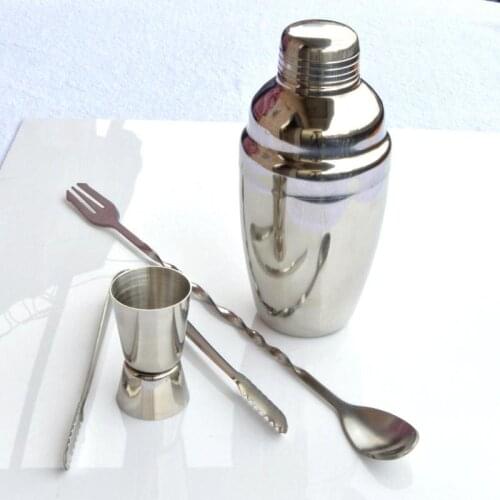 5-Piece Cocktail Set Gift Box Family Cocktail Set Cocktail Shaker Cup Stainless Steel Cocktail Shaker Mixer Drink Bartender