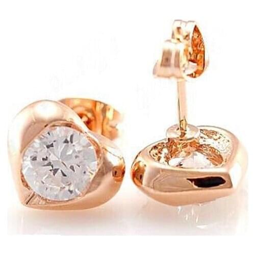 MENGYI Kpop Simple Classic Heart Stud Earrings Set Womens Romantic Valentines Day Gift Wedding Charm Jewelry Earrings