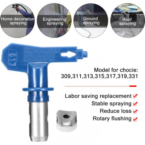 Blue Spray Tips Gun Tips Steel Varies Types Airless Spray Gun Nozzle Airless For Airless Spray Gun And Paint Sprayer