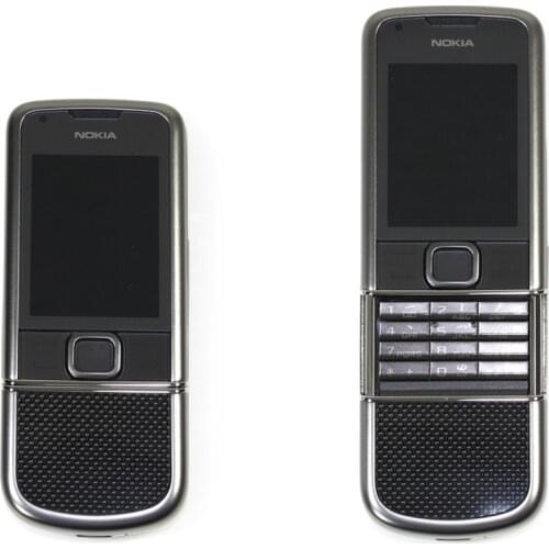 Nokia 8800 Carbon Arte Refurbished-Original Unlocked Nokia 8800CA 8800E 4G Internal Memory Phone camera 3.15MP Free ship