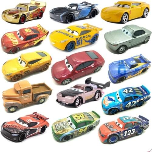 New Disney Pixar Car 3 Toy Car McQueen 39 Kind 1:55 Die Cast Metal Alloy Model Toy Car 2 Childrens Birthday Christmas Gift