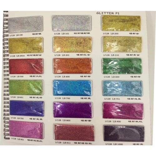 Wholesale-1/128(0.2mm)008 size 18 x 50g Glitters beautiful holographic colours 18 Colors Available Hot Sale Holographic Glitter