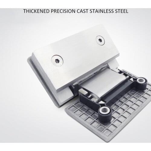 Freeshipping V-135B Stainless Steel SUS304 135° Glass Door Hinge Shower Door Hinge For Bathroom Furniture Hardware Accessories