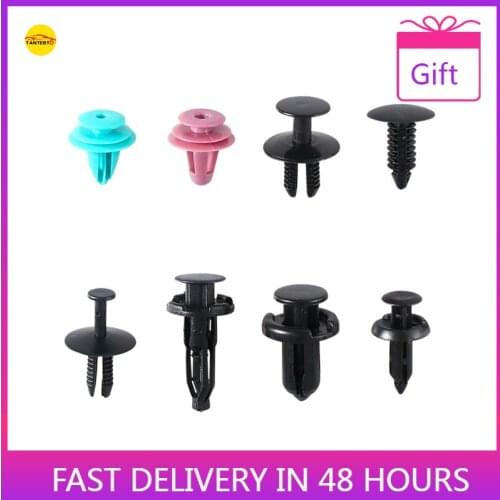 Plastic buckles for all models of cars can be used for fender bumper door buckles