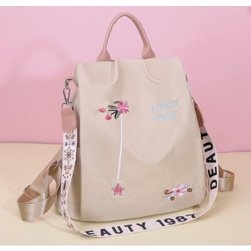 SHISHI Women's Backpacks With Embroidery