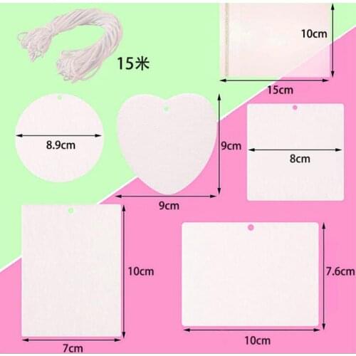 Sublimation Air Freshener Blanks Hanging Scented Sheets Fragrant Felt Blank