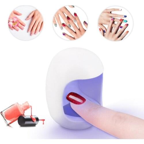 3W Egg Shape UV LED Lamp for Nail Single Finger Lamp Nail Gel Polish Dryer Drying Machine Smart Sensor 30s /40s Fast Dryer