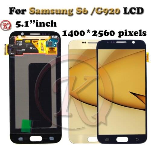 For Samsung Galaxy S6 G920 G920i G920F G920W8 LCD Display With Touch Screen Digitizer