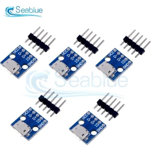 10Pcs CJMCU Breakout Power Supply Module Micro USB Interface Power Adapter Board USB 5V Breakout Module