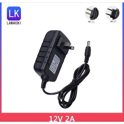 12V 2A 2000ma 24W power adapter charger power supply 12 V Volt for computer hard disk drive