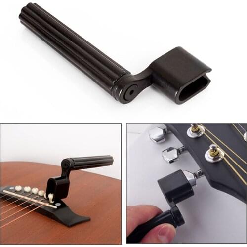 2 In 1 Multifunctional Guitar Peg String Winder Bridge Pin Puller Guitar Tools for Bass Acoustic Electric Guitar Accessories