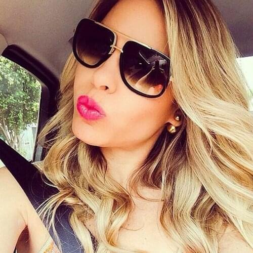 2021 classic fashion big frame sunglasses mens luxury brand womens sunglasses UV400 square mens Gafas de sol 1828