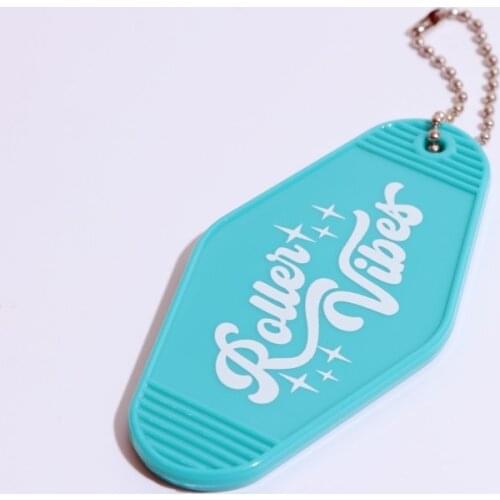 30Pcs Custom pink red glitter acrylic charm custom engraved marble acrylic motel hotel keychain, hotel room rhombus key tag