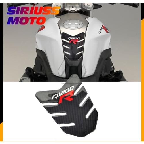 3D Carbon Look Motorcycle Tank Pad Protector Sticker Case for BMW R1200R R1200 R Tank Decal