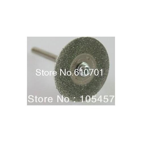 5) One 2mm Mandrel With 20mm carborundum Cutting Wheels Discs Mini Rotary Tools