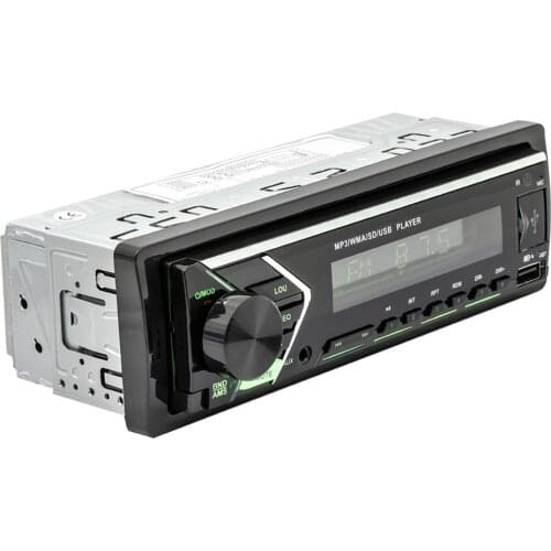 12V Car Radio 1 DIN Colorful Lighting Bluetooth Hands-free Stereo MP3 Player FM Radio SD USB AUX MP3 Multimedia Player Autoradio