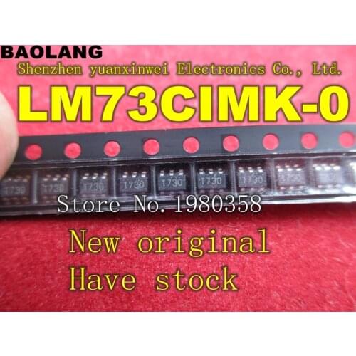 Free Shipping 10 pcs/lot LM73CIMK-0 LM73CIMK LM73 SOT23-6