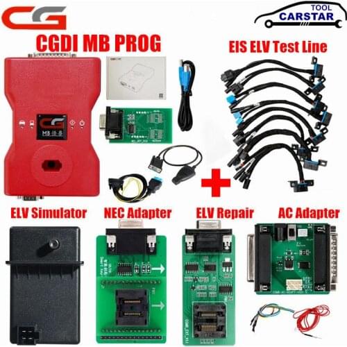 CG MB For Benz Original CGDI Prog Monster Support All Key Lost Fastest Add Key CGDI For Benz Auto Key Programmer Update Online